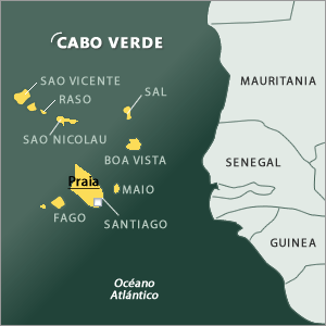 Primera rama en isla de Cabo Verde