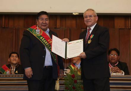 Los esfuerzos humanitarios de la Iglesia son reconocidos en Bolivia
