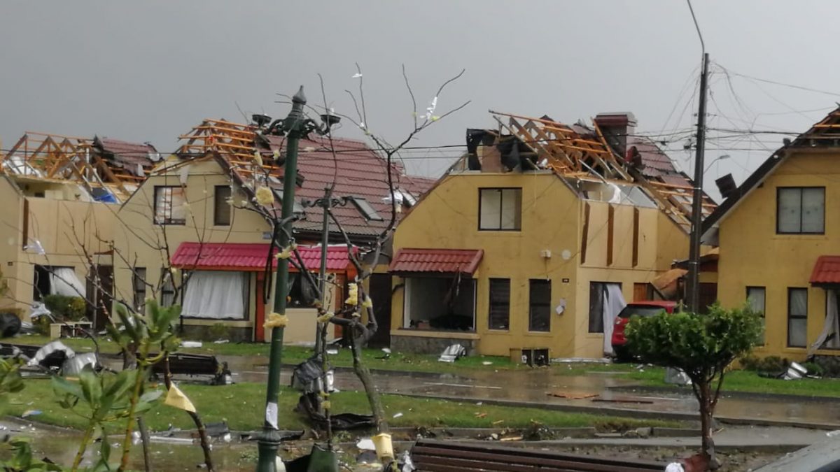 Tornados afectan la Región del Biobío en Chile