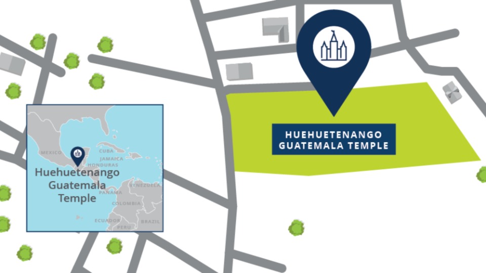 Se anuncia la ubicación del Templo de Huehuetenango Guatemala